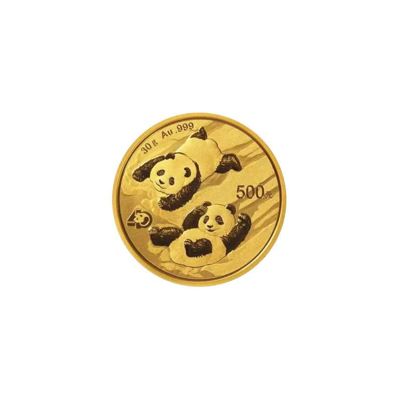 Zlatá mince 30 g China Panda 2022