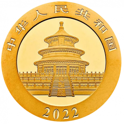 Zlatá mince 30 g China Panda 2022