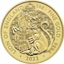 Zlatá mince 1 Oz The Royal Tudor Beasts The Lion 2022