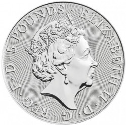 Stříbrná mince 2 Oz The Tudor Beasts Lion of England 2022