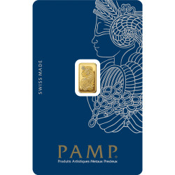 Zlatý slitek 1 g PAMP