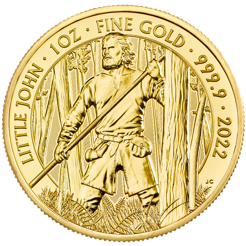 Zlatá mince 1 Oz Mýty a legendy - Little John 2022