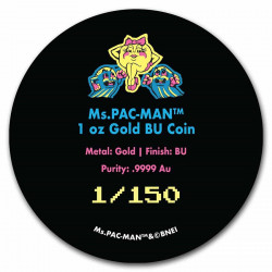 Zlatá mince 1 Oz PAC-MAN 40. výročí 2021