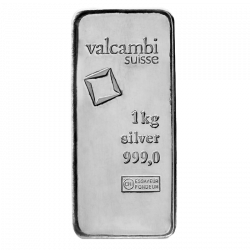 Stříbrný slitek 1 Kg Valcambi