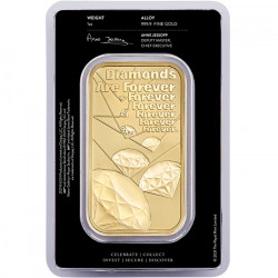 Zlatý slitek 1 Oz James Bond 007 Diamonds are forever