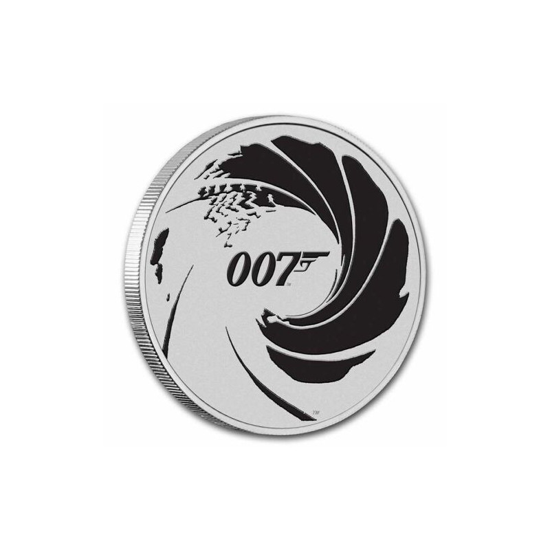Stříbrná mince 1 Oz James Bond 007 (2021) Kolorovaná