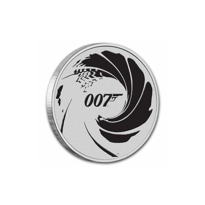 Stříbrná mince 1 Oz James Bond 007 2022 Kolorovaná