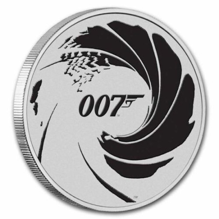 Stříbrná mince 1 Oz James Bond 007 (2021) Kolorovaná