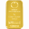 Zlatý slitek 1 g Münze Österreich Kinebar