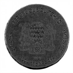 Stříbrná mince 5 Oz Anubis 2021