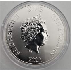 Stříbrná mince 5 Oz Turtle 2021