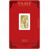 Zlatý slitek 5 g PAMP Lunar Series III Year of the Tiger 2022