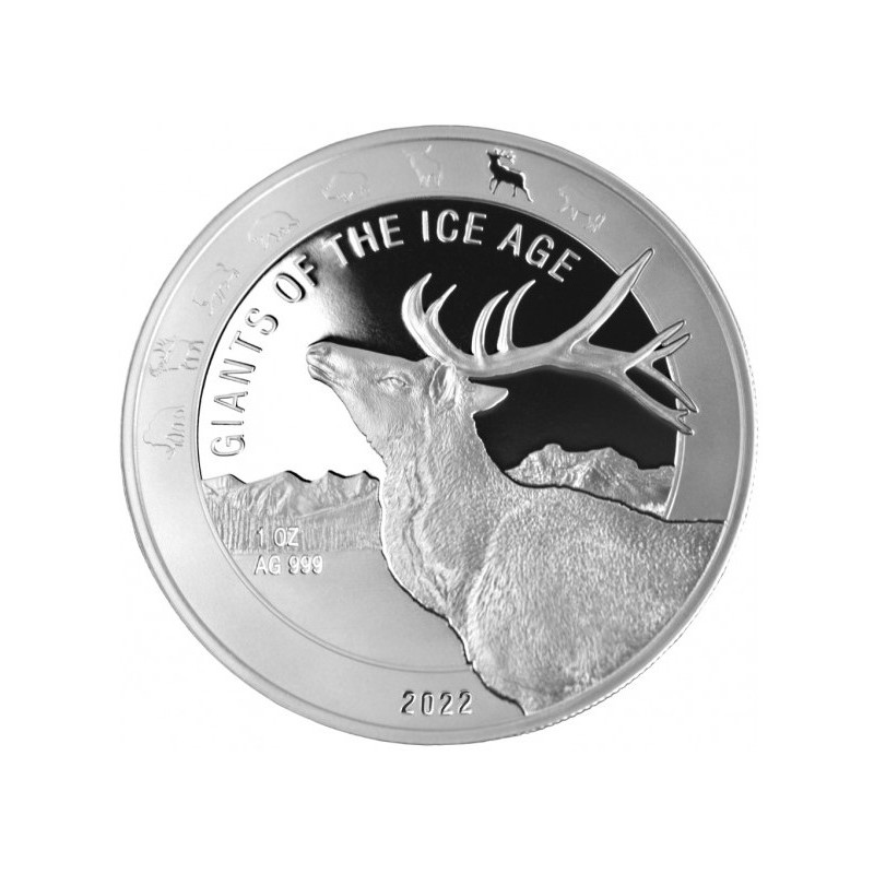 Stříbrná mince 1 Oz Giants of the Ice Age Sob 2022