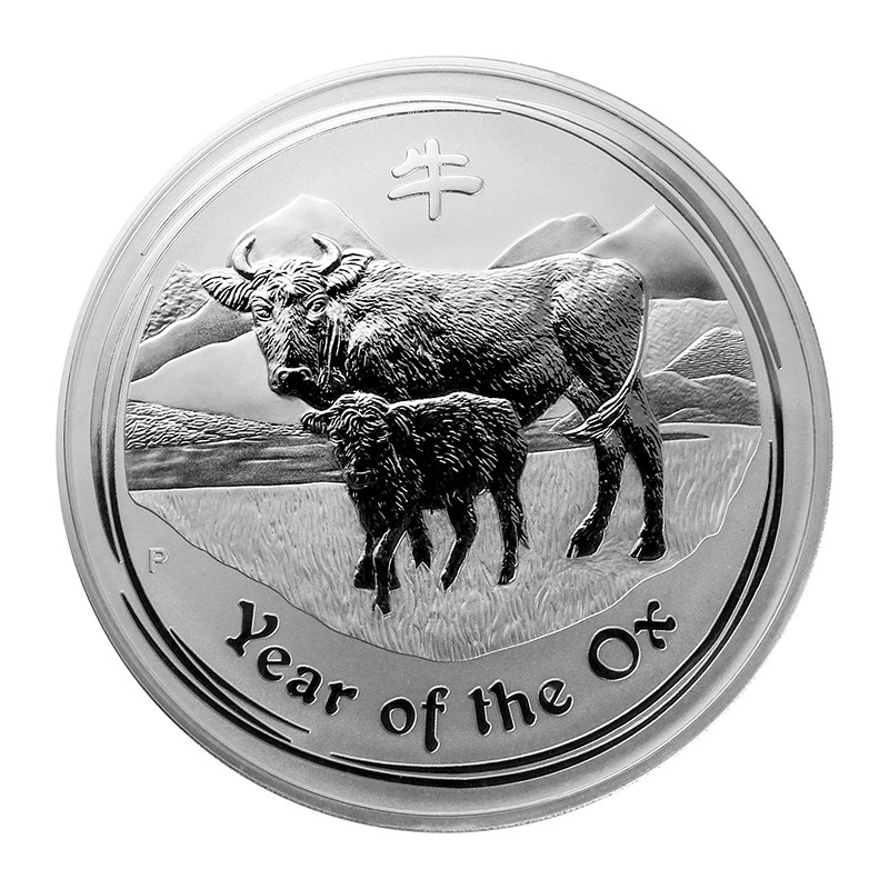 Stříbrná mince 1 Kg Lunar Series II Year of the Ox 2009