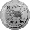 Stříbrná mince 1 Kg Lunar Series II Year of the Pig 2019