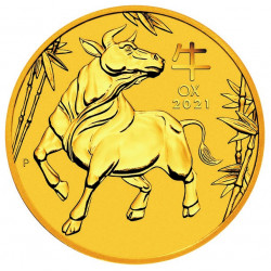 Zlatá mince 1/4 Oz Lunar Series III Year of the Ox 2021