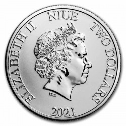 Stříbrná mince 1 Oz Piráti z Karibiku Císařovna 2021
