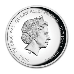Stříbrná mince 1 Oz James Bond 007 2021 Zlaceno