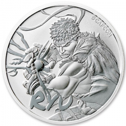 Stříbrná mince 1 Oz Street Fighter Ryu 2022