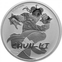 Stříbrná mince 1 Oz Street Fighter Chun-Li 2022