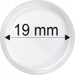 Plastová kapsle na minci 19 mm