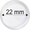 Plastová kapsle na minci 22 mm