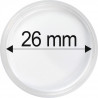 Plastová kapsle na minci 26 mm
