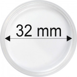 Plastová kapsle na minci 32 mm