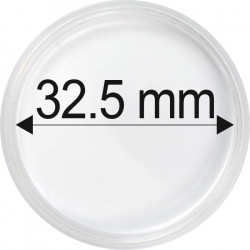 Plastová kapsle na minci 32,5 mm