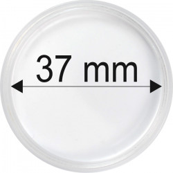 Plastová kapsle na minci 37 mm
