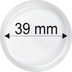 Plastová kapsle na minci 39 mm
