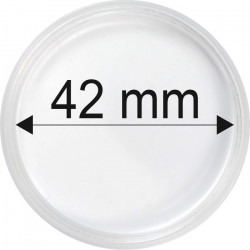 Plastová kapsle na minci 42 mm