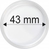 Plastová kapsle na minci 43 mm