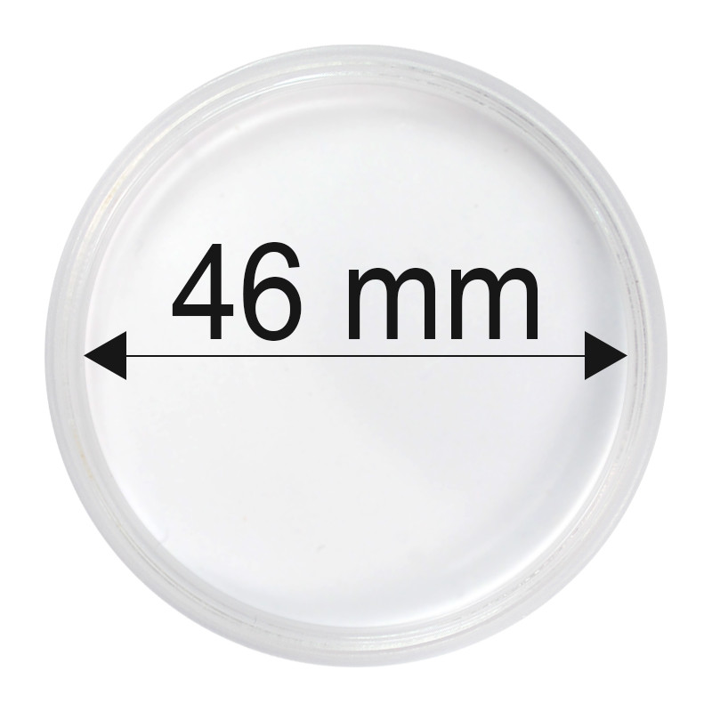 Plastová kapsle na minci 46 mm