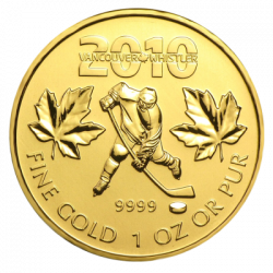 Zlatá mince 1 Oz Maple Leaf Vancouver olympics 2010