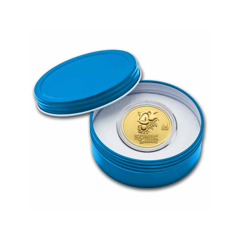 Zlatá mince 1 Oz Sonic the Hedgehog 30. výročí 2021