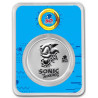 Stříbrná mince 1 Oz Sonic the Hedgehog 30. výročí s plastovým obalem