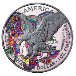 Stříbrná mince 1 Oz American Eagle Spirit Animal Series The Elephant 2021