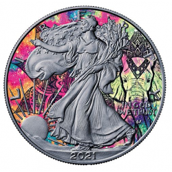 Stříbrná mince 1 Oz American Eagle Spirit Animal Series The Elephant 2021