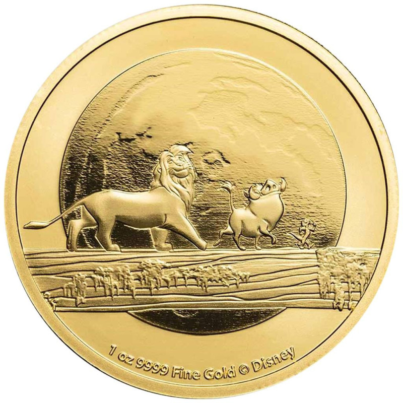 Zlatá mince 1 Oz Disney Lion King 2021