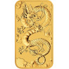 Zlatá mince ve tvaru slitku 1 Oz Dragon Rectangle 2019