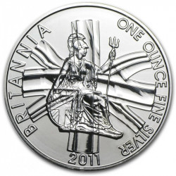 Stříbrná mince 1 Oz Britannia 2011