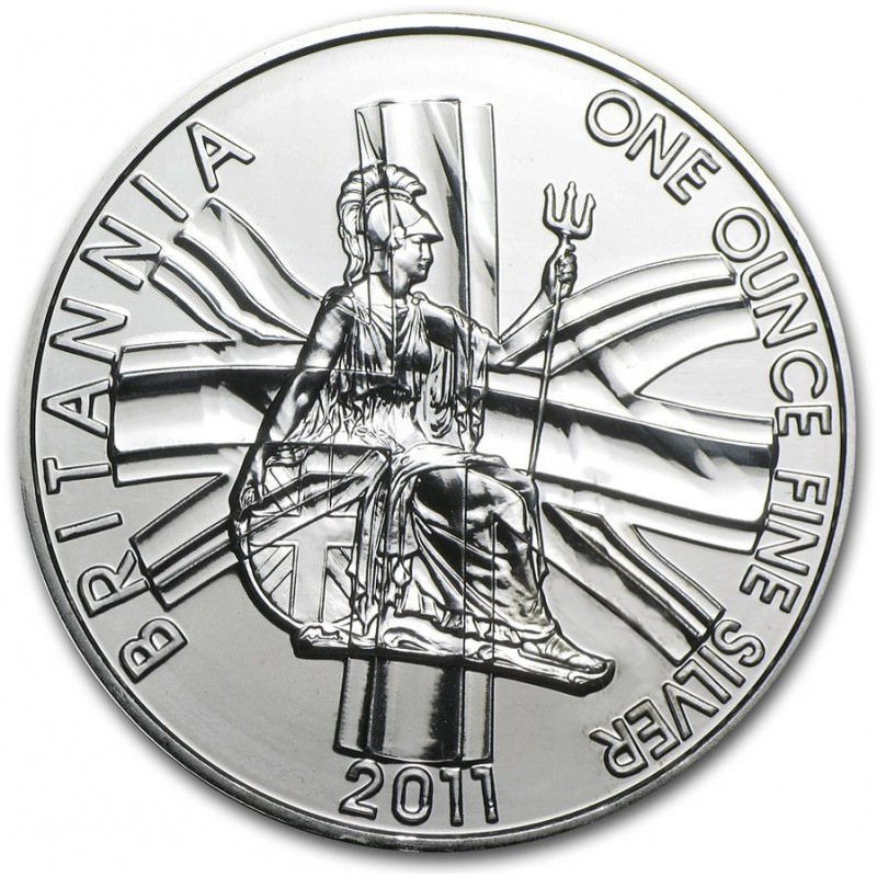 Stříbrná mince 1 Oz Britannia 2011