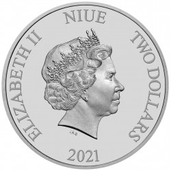 Stříbrná mince 1 Oz Piráti z Karibiku Bludný Holanďan 2021