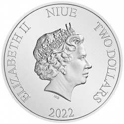 Stříbrná mince 1 Oz Piráti z Karibiku Pomsta královny Anny 2021