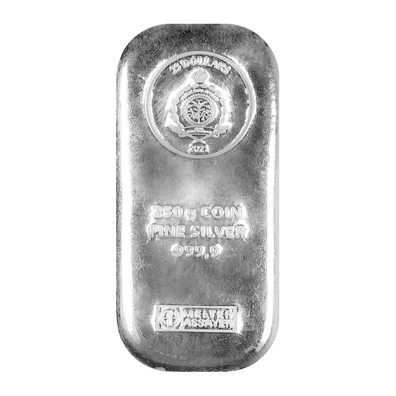 Stříbrná mince ve tvaru slitku 250 g Argor Heraeus
