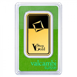 Zlatý slitek 50 g Valcambi green gold