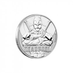 Stříbrná mince 1 Oz Marvel Deadpool 2018 V kartě