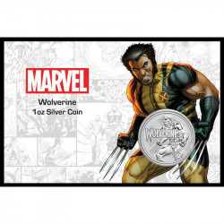 Stříbrná mince 1 Oz Marvel Wolverine 2018 V kartě