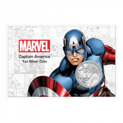 Stříbrná mince 1 Oz Marvel Kapitán Amerika 2019 V kartě